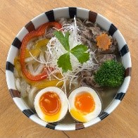 和牛肉玉かけうどん